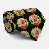 Yorkie WeihnachtsKrawatte Krawatte (Gerollt)