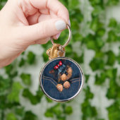 Yorkie-Welpe in Pocket Schlüsselanhänger (Hand)