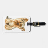 Yorkie Welpen-Gepäckanhänger Gepäckanhänger (Vorderseite horizontal)