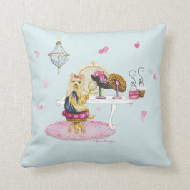 Yorkie Yorkshire Boudoir Pillow Kissen