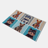 Yorkie Yorkshire Terrier Dog Fußmatte (Schrägansicht)