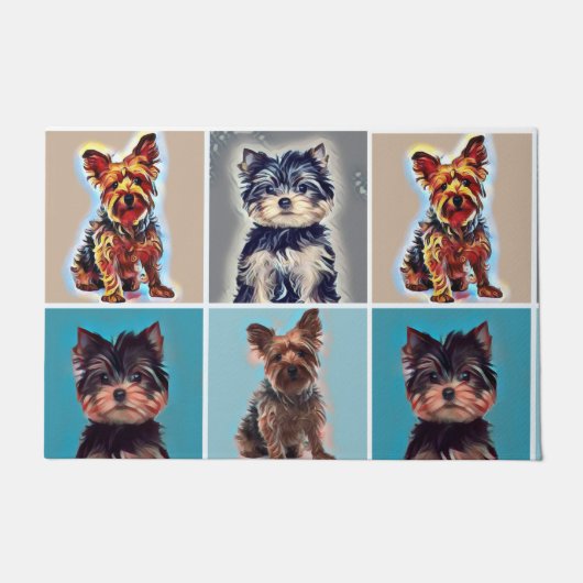 Yorkie Yorkshire Terrier Dog Fußmatte (Vorderseite)