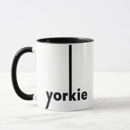 Yorkie Yorkshire Terrier Einfacher Hundeliebhaber  Tasse