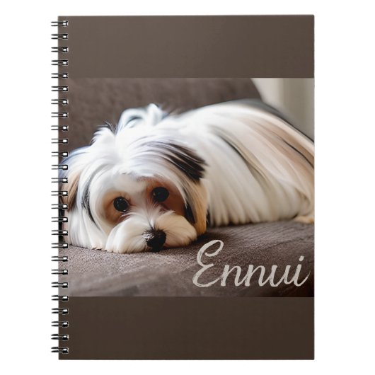 Yorkie, Yorkshire Terrier, Ennui, Notizblock (Vorderseite)