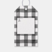 Yorkie Yorkshire Terrier Holiday Weihnachten Geschenkanhänger (Rückseite)