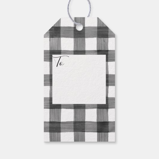 Yorkie Yorkshire Terrier Holiday Weihnachten Geschenkanhänger (Rückseite)