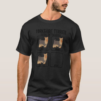 Yorkie Yorkshire Terrier Hundetraining Guide yorki T-Shirt