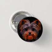 Yorkie, Yorkshire Terrier, Puppy Button (Vorne & Hinten)