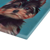 Yorkie Yorkshire Terrier Schneidebrett (Ecke)
