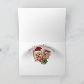 Yorkie zwei frohe Weihnachten (Innenseite)