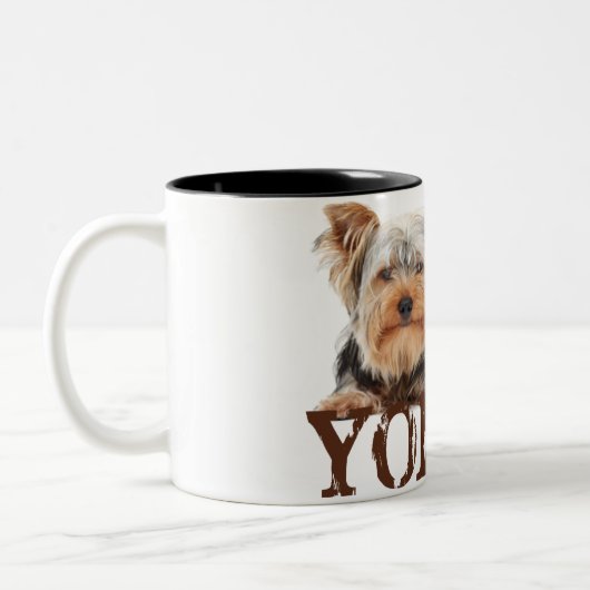 Yorkie Zweifarbige Tasse (Links)