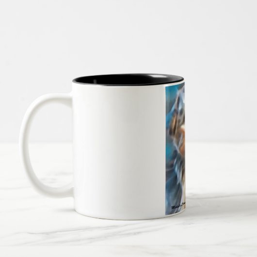 Yorkie Zweifarbige Tasse (Links)