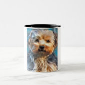 Yorkie Zweifarbige Tasse (Mittel)