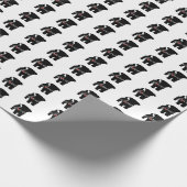 Yorkiepoo (Yorkie/Pudel) Liebe Geschenkpapier (Ecke)