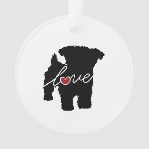 Yorkiepoo (Yorkie/Pudel) Liebe Ornament