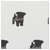 Yorkiepoo (Yorkie/Pudel) Liebe Stoff (Nahaufnahme)