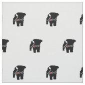Yorkiepoo (Yorkie/Pudel) Liebe Stoff (Muster)