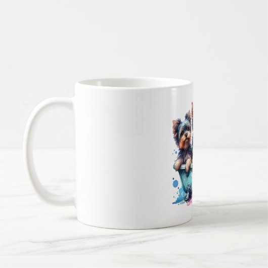 Yorkies Bathing Tasse (Links)