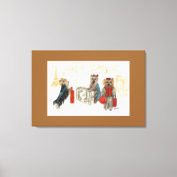 Yorkies & Eiffel Tower in Paris Reisen