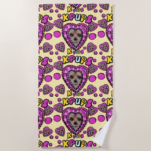 YORKIES STRANDTUCH (Vorderseite)