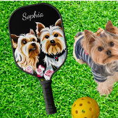 Yorkies und Roses Pickleball Schläger