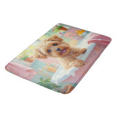 Yorkipoo-Badezimmer-Dekor Badematte (Schrägansicht)