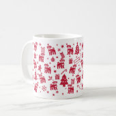 Yorkipoo Christmas Design Kaffeetasse (Vorderseite Links)