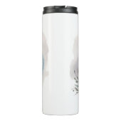 Yorkipoo Christmas Wreath Festive Pup Thermosbecher (Rückseite)