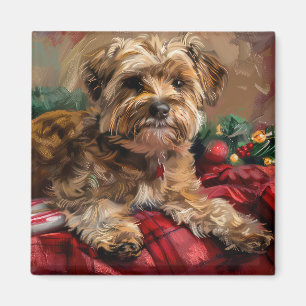 Yorkipoo Dog Weihnachtsfest Magnet