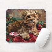 Yorkipoo Dog Weihnachtsfest Mousepad (Mit Mouse)