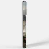 Yorkipoo Dog zu Weihnachten im Schnee Case-Mate iPhone Hülle (Rückseite / Rechts)