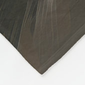 Yorkipoo Dog zu Weihnachten im Schnee Fleecedecke (Ecke)