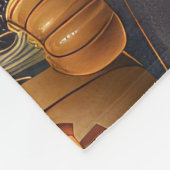 Yorkipoo Halloween Spooky Fleecedecke (Ecke)