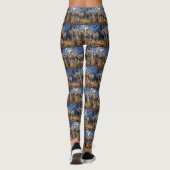 Yorkipoo Halloween Spooky Leggings (Rückseite)