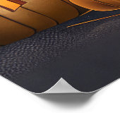 Yorkipoo Halloween Spooky Poster (Ecke)