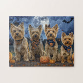 Yorkipoo Halloween Spooky Puzzle (Horizontal)