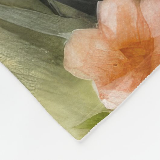 Yorkipoo Hund mit Ostereiern Urlaub Fleecedecke (Ecke)