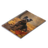 Yorkipoo im Herbstfall Inspiriert Notizblock (Linke Seite)