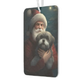 Yorkipoo mit Weihnachtsfeiern Autolufterfrischer (Links)