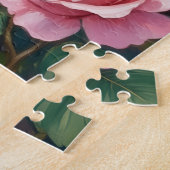 Yorkipoo-Pastell-Rosengarten-Kunst Puzzle (Seite)