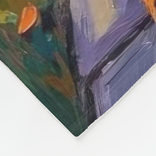 Yorkipoo Trick-or-Treating in Halloween-Kostümen Fleecedecke (Ecke)