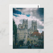 YorkMinster und Bootham Bar Postkarte (Vorne/Hinten)