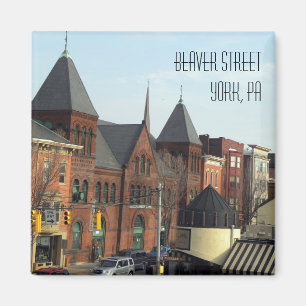 YorkPA-Biber Straße Magnet