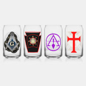 Yorkrite Masons Glass Set Dosenglas (Hinten)