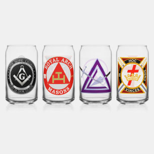 Yorkrite Masons Glass Set Dosenglas