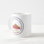 Yorkshire 3 Peaks Challenge Wanderroute Kaffeetasse (Vorderseite Links)