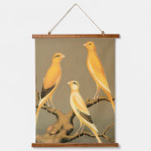 Yorkshire  canaries wandteppich mit holzrahmen (Vorderseite)