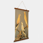 Yorkshire  canaries wandteppich mit holzrahmen (Gewinkelt)