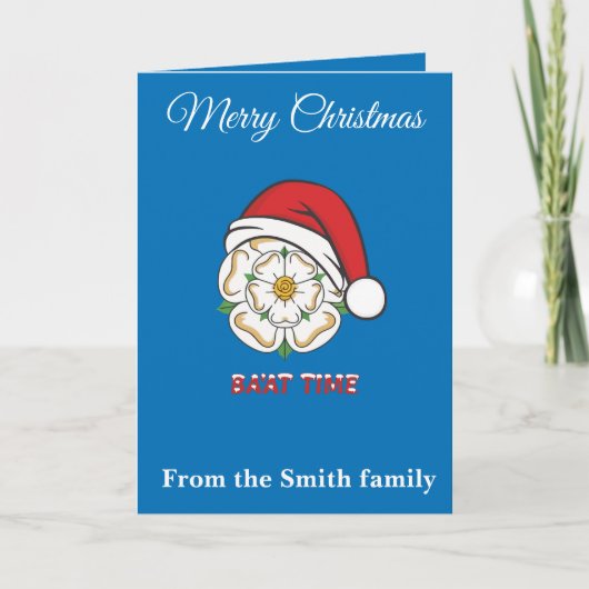 Yorkshire Christmas Baat Time Karte (Vorderseite)