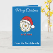 Yorkshire Christmas Baat Time Karte (Gelbe Blume)